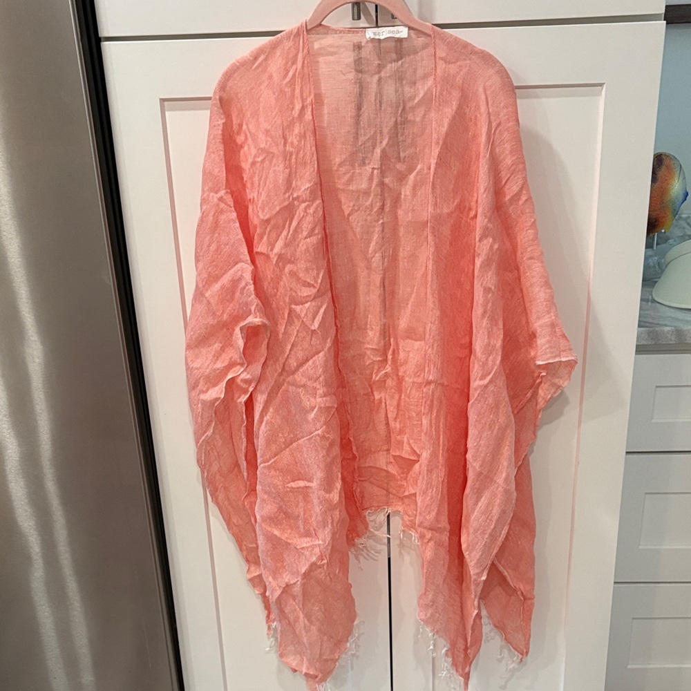 Peach Women's Swim Coverup